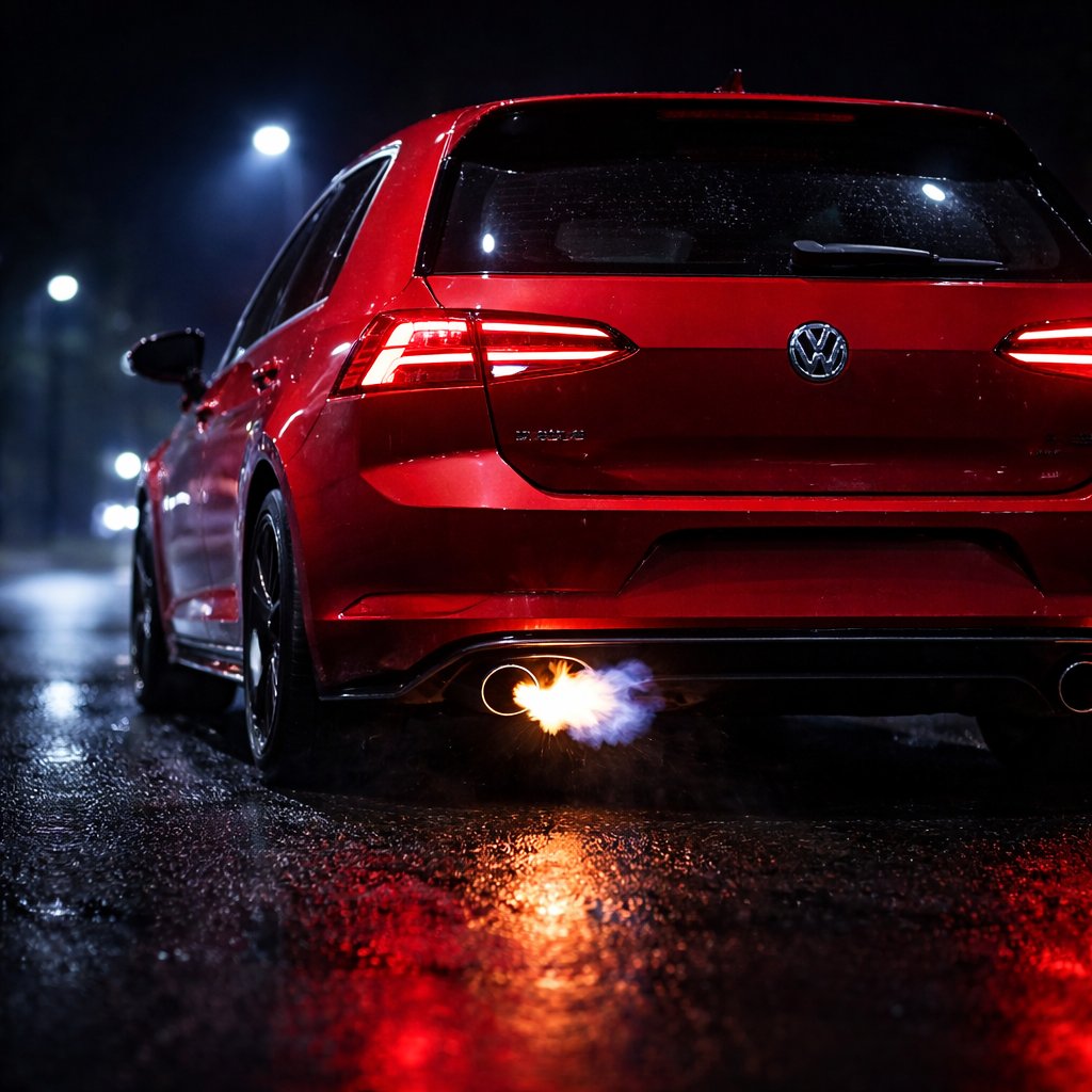 VW Golf GTI Pop and Bang